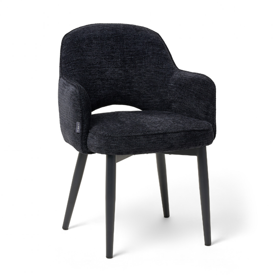DL MICKEY BENTO Black design Upholstered indoor chair